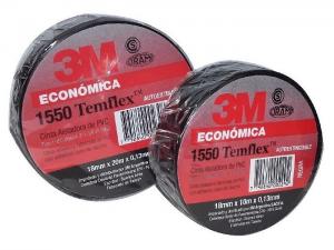 18 mm x 10 mts x 0.13 3M Cinta aisladora pvc económica