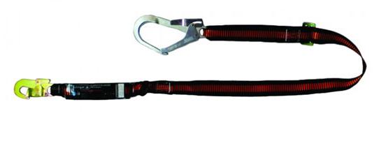 Cinta plana 2mt regulable con amortiguador mosq. 18mm + 55mm Eslingar Cola de amarre ECV-1020A