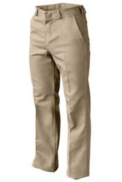 Tela grafa, color beige-Ombu Pantalon comun beige