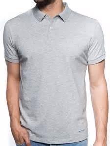Piqué, color gris melange Arg Protección Chomba piqué mga corta, gris melange
