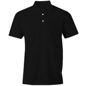Jersey, color negro-Arg Protección Chomba jersey mga corta, negro