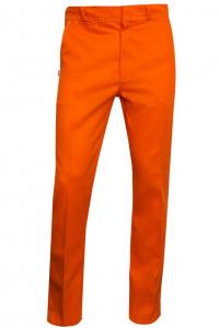 Tela grafa, con botones, color naranja Grafa 70 Pantalón común, naranja