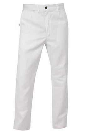 Tela grafa, con botones, color blanco-Grafa 70 Pantalón común, blanco