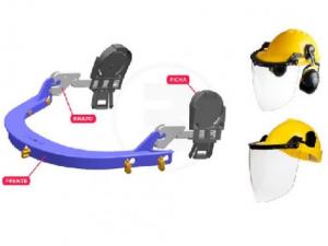 Adaptador para facial, auditivo, casco milenium-Libus Adaptador casco facial auditivo